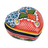 Vintage Ceramic Trinket Box Choice: Mardi Gras, Talavera, Japan Decor