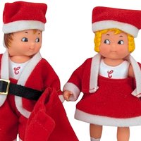 Vintage Campbell's Kids Dolls: 5.5" Collectible Christmas Advertising Figures