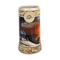 Vintage Miller Beer Mug & Tray Set: Terry Redlin Ducks Unlimited Stein