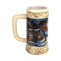 Vintage Miller Beer Mug & Tray Set: Terry Redlin Ducks Unlimited Stein