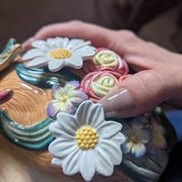 Vintage Fitz and Floyd Bunny Figurine: Woodland Spring Easter Decor