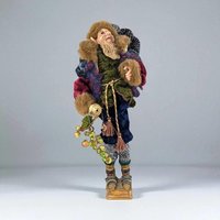 Vintage Santa's Elf Jester Figure: Whimsical Christmas Decor