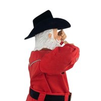 Vintage 1998 Holly Jolly Rock Santa Animated Cowboy: Singing and Dancing Figure