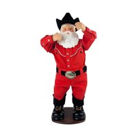 Vintage 1998 Holly Jolly Rock Santa Animated Cowboy: Singing and Dancing Figure