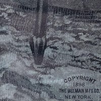 Framed Victorian Print: Woman Gazing at Moon - Ullman Mfg Co 1898