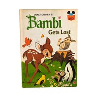 Vintage Walt Disney Book Lot: Mickey, Bambi, Donald Duck, Pinocchio Classic Children's Storybooks