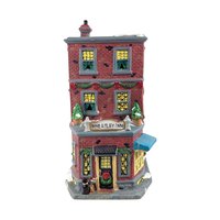 Vintage Lighted Christmas Village House: Santa's Workshop Wheatley Inn