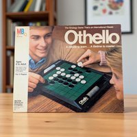 Vintage 1986 Othello Board Game: Complete Milton Bradley Strategy Game
