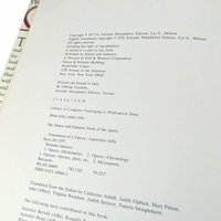 1977 Simon & Schuster Opera Book: Illustrated Hardcover Reference