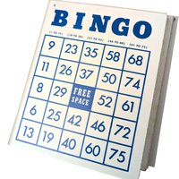 Vintage Whitman Bingo Game Set: 40 Cards, Ephemera Supplies