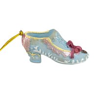 Vintage Resin High Heel Shoe Ornaments: Fashion Christmas Decor, Set of 4