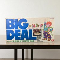 Vintage 1977 The Big Deal Board Game: 70s Family Game Night, INCOMPLETE