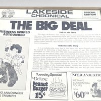 Vintage 1977 The Big Deal Board Game: 70s Family Game Night, INCOMPLETE