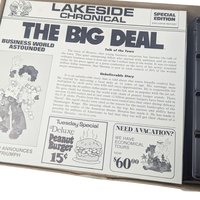 Vintage 1977 The Big Deal Board Game: Unpunched, Complete Collector's Edition
