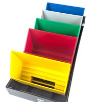 Vintage 1980s Floppy Disk Holder: SRW Microdex 50 Desk Organizer