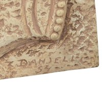 Vintage Greek Plaster Wall Plaques: Horse and Bull Relief Art