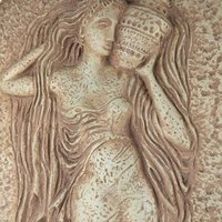 Vintage Greek Goddess Wall Plaques: Z. Danjell Creations, Classical Art