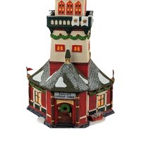 Vintage Dept 56 Santa's Lookout Tower: North Pole Christmas Village Collectible