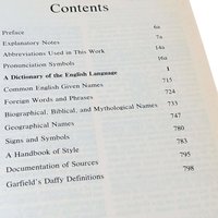 Garfield Children's Dictionary: 1999 Merriam-Webster Softcover Educational Book