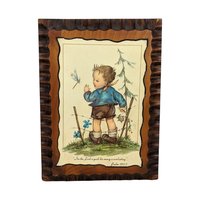 Vintage Wood Wall Plaques: Psalms & Peter, Children's Religious Decor