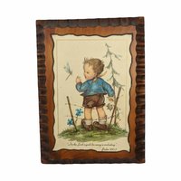 Vintage Wood Wall Plaques: Psalms & Peter, Children's Religious Decor