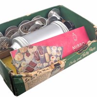 Vintage Mirro Cooky Press Set: Mid-Century Spritz Cookie Maker