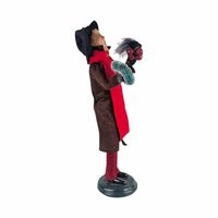Vintage Byers' Choice Caroler: 1998 Street Vendor Woman with Wreath