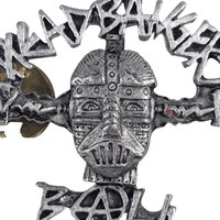 Vintage 1993 MTV Headbangers Ball Pewter Pendant & Pin Set - 90s Metal Memorabilia