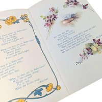 Vintage Eugene Field Poetry Book: Cupples & Leon Floral Decor