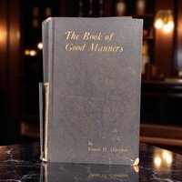 1923 Book of Good Manners: Roaring 20s Etiquette, Dark Academia Decor