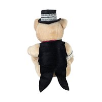 Vintage Plush Bride & Groom Teddy Bears: Posable Wedding Decor