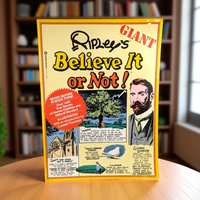 Vintage 1976 Ripley's Believe It Or Not! Book: Illustrated Oddities & Wonders