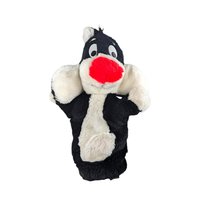 Vintage 1971 Tweety and Sylvester Hand Puppets: Looney Tunes Collectible Toys