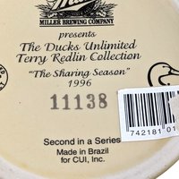 Vintage Miller Beer Mug & Tray Set: Terry Redlin Ducks Unlimited Stein
