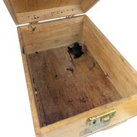 Vintage 1970s Griffin Shinemaster Shoe Shine Box: Oak Valet Stand