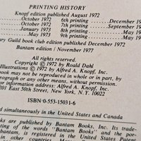 Vintage Charlie and the Great Glass Elevator: 1972 Roald Dahl Paperback, Illustrated Children's Book