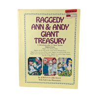 Vintage Raggedy Ann and Andy Book Lot: 1980s Giant Treasury Set