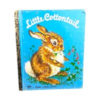 Vintage Rabbit Little Golden Book Lot: Classic Children's Storybook Collection