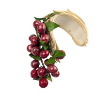 Vintage Cherry Headband Hat: Rockabilly Pinup Style Hair Accessory