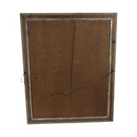 Framed Victorian Print: Woman Gazing at Moon - Ullman Mfg Co 1898