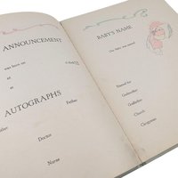 1934 "Story of Our Baby" Book: Vintage Art Deco Keepsake Journal