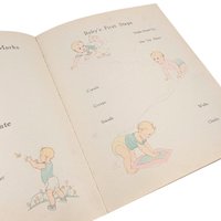 1934 "Story of Our Baby" Book: Vintage Art Deco Keepsake Journal