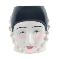 Vintage Pierrot Clown Mug: Taste Setter by Sigma, Ceramic Head Vase Cup