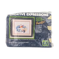Vintage 1980s Craft Kit, Your Choice: Creative Expressions Punchneedle or Crewel