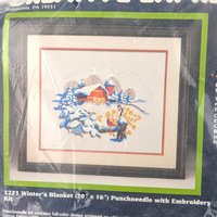 Vintage 1980s Craft Kit, Your Choice: Creative Expressions Punchneedle or Crewel