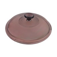 Vintage Cranberry Visions 2.5 Quart Casserole: Corning Glass Pan with Pyrex Lid