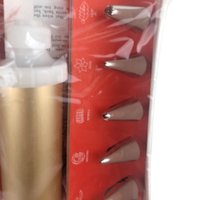 Vintage Ateco Cake Decorating Set: Pastry Syringe and Icing Tip Kit, Baking Tools