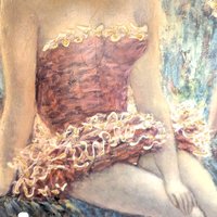 Vintage Ballerina Prints: Framed Ballet Wall Art - Pink & Blue