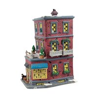 Vintage Lighted Christmas Village House: Santa's Workshop Wheatley Inn