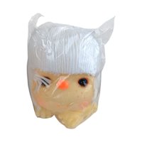 Vintage Set of 3 Large 6" Plastic Doll Heads and Hands Set: J.Shin Doll Making Supplies